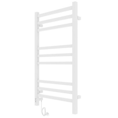 Полотенцесушитель электро "Астор ЧК9 350х700", белый муар, левый