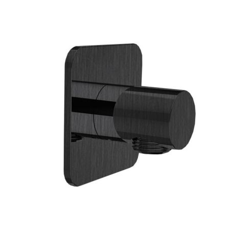 ALMAR Вывод из стены для душевой лейки, цвет черный металл брашированный PVD