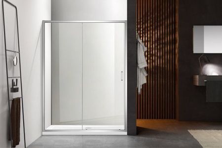 AQ NAA 6121-100 (новый артикул AQ ARI RA 10020CH) Душевая дверь двухэлементная, раздвижная1000x2000 профиль хром, стекло прозрачное AQ NAA 6121-100 (новый артикул AQ ARI RA 10020CH) Душевая дверь двухэлементная, раздвижная1000x2000 профиль хром, стекло прозрачное