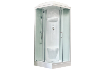 Душевая кабина Royal Bath  RB 80HP6-WT (белое/прозрачное)