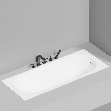 Ванна, Salini, Ornella Kit, ширина, мм-1688, глубина, мм-700, высота, мм-590/610, водоизмещение (л)-240, тип установки-встраиваемый/пристенный, форма-прямоугольная, чаша-овальная, в комплекте-регулируемые ножки до 2 см, сифон, интегрированный слив-перелив, артикул 102423M