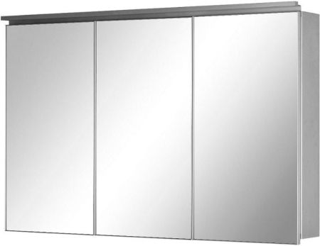 Зеркальный шкаф De Aqua Алюминиум 120 AL 507 120 S серебро, артикул AL 507 120 S