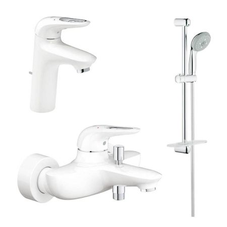 Готовый комплект для ванной комнаты GROHE Eurostyle new, белая луна (NB0019-2)