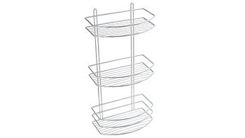 Полка Fixsen овальная трехэтажная цвет серый (FX-720-3)