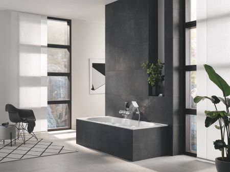 Душевой набор GROHE Rainshower SmartActive 130 Cube, 3 вида струй, белая луна (26588LS0), артикул 26588LS0