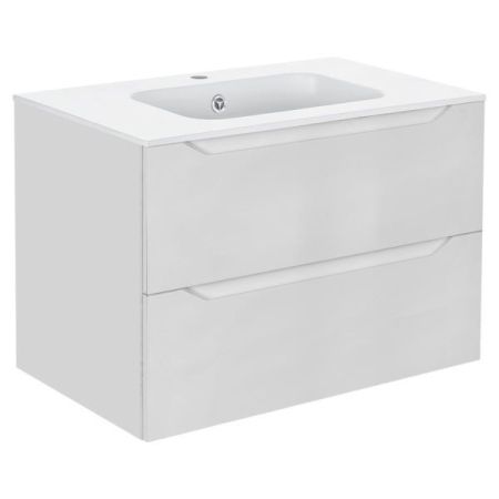 Тумба под раковину Vincea Norma VMC-2N800GW подвесная G.White, артикул VMC-2N800GW