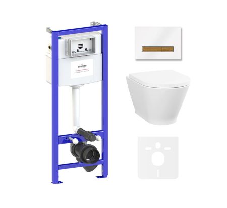 Комплект 6 в 1 Lavinia Boho Elegant Rimless 87561079, премиум со стеклянной клавишей, артикул 87561079