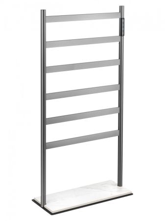Полотенцесушитель электрический напольный WONZON & WOGHAND ESSEN, Темный графит (WW-A406-GM), артикул WW-A406-GM