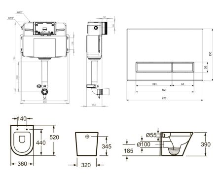 Комплект 5 в 1 Lavinia Boho Relfix Biore 87551051, артикул 87551051