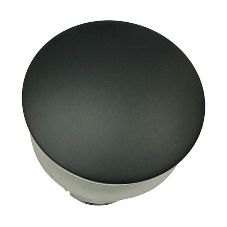 Донный клапан с переливом для раковины Raiber RPB-50, черный, артикул RPB-50