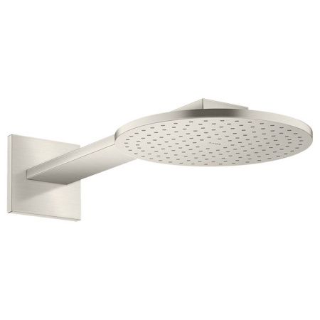 AX ShowerSolution Верхний душ, Ø 250мм, 2jet, с  держателем 450мм, настенный монтаж, цвет: сталь AX ShowerSolution Верхний душ, Ø 250мм, 2jet, с  держателем 450мм, настенный монтаж, цвет: сталь