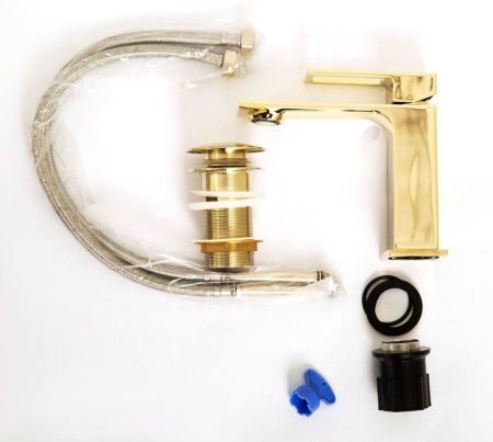 LUCE Смеситель для раковины без донного клапана, хром LUC-LVM-CRM, артикул LUC-LVM-CRM