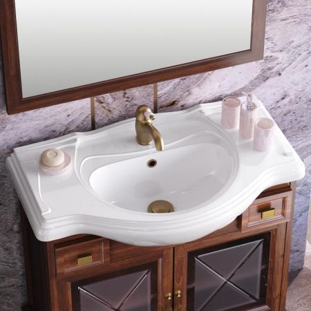 Тумба с раковиной Борджи 85 Opadiris Светлый орех