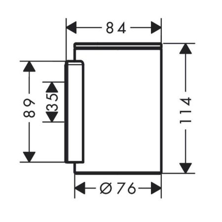 AX Universal Стакан, цвет: шлифованное золото, артикул 42804250