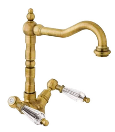 Смеситель Для Раковины Diamond Бронза (ручки Swarovski) Opadiris, артикул 