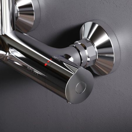 F0780564 Like душ.система, набор: смеситель д/ванны/душа с термостатом, верх.душ.d 250 мм, ручной ду, артикул F0780564