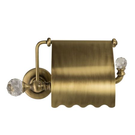 AMERIDA Бумагодержатель закрытый (с крышкой), бронза/SWAROVSKI, артикул 16557