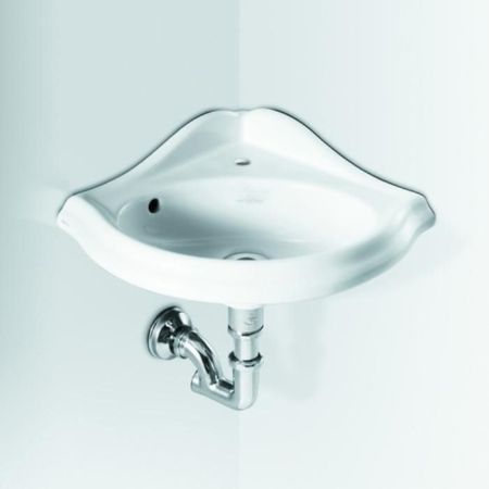 SIMAS Arcade Раковина  угловая 34x34см с 1 отв. под смесит., пробитым вручную, цвет белый, артикул AR036bi*1