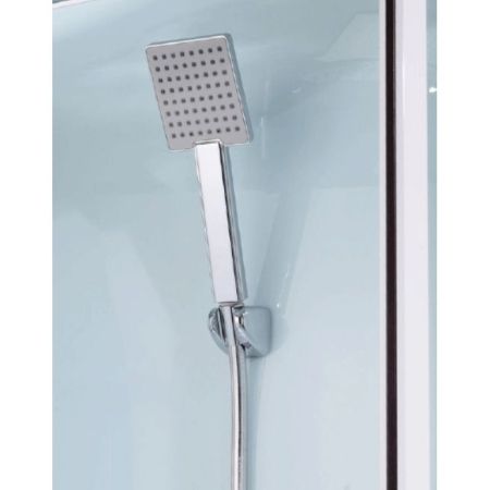 Душевая кабина Orans EW-112 100x100 с гидромассажем профиль Белый задние стенки Белые, артикул EW-112