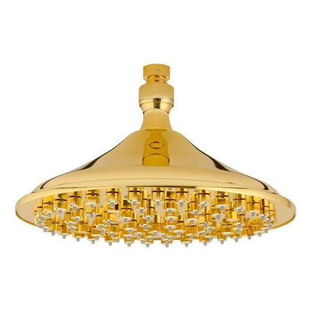 CORSICA Верхний душ, d-230 mm., антикальций, золото, артикул 19976