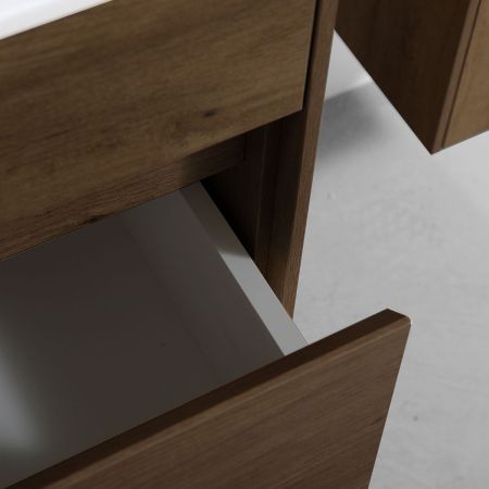 База под раковину Chiara 600 подвесная, 1 выкатной ящик soft-close, T.Oak, артикул VMC-2C600TO