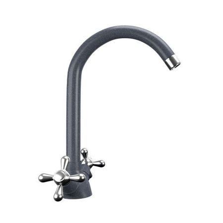 Смеситель для кухни Ulgran U-012-343, антрацит, артикул U-012-343