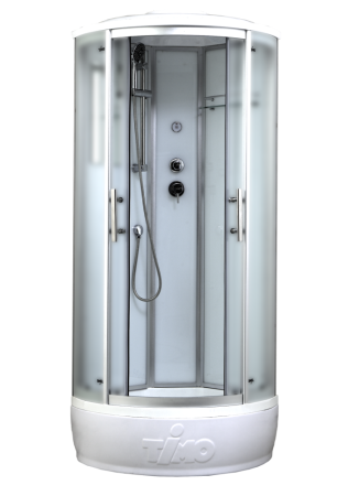 Душевая кабина Timo Standart Silver Fabric T-6680SF, 80x80x220, артикул T-6680SF