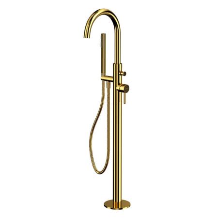 Смеситель для ванны отдельностоящий WHITECROSS Y Y1233GL (золото), артикул Y1233GL