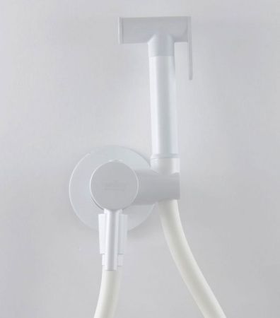 Гигиенический душ Webert Sax Evolution SE870303740 со смесителем Белый матовый