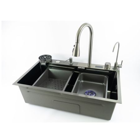 Многофункциональная кухонная мойка Fmark FSC002Q, графит