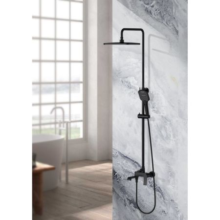 Душевая система Splenka S31.24.06, черный