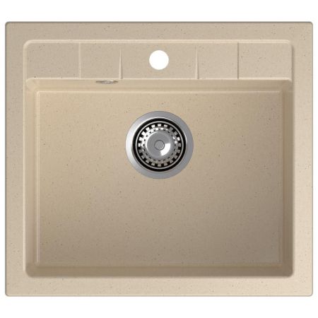 Кухонная мойка GranFest QUADRO 561, кашемир, артикул Q-561 кашемир