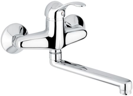 Настенный смеситель Melody для кухни, цвет хром