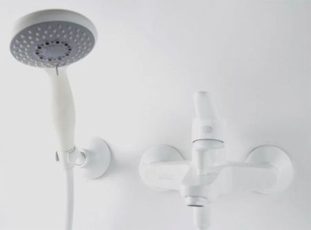 Смеситель для ванны Webert Sax Evolution SE850101740 Белый матовый