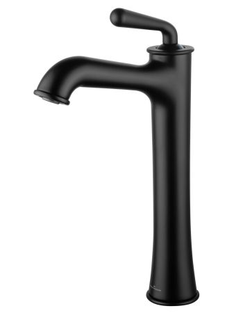 Смеситель для раковины высокий WONZON & WOGHAND STEAM, Черный матовый (WW-88239008-MB), артикул WW-88239008-MB