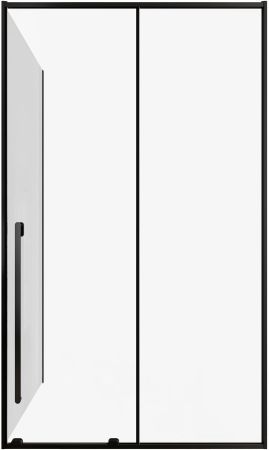 Душевой уголок Allen Brau Fantasy 120x80 3.11006.31 + 3.11012.31 черный матовый, артикул 3.11006.31 + 3.11012.31