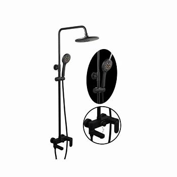 Душевая система FASHUN A2482-7, черный