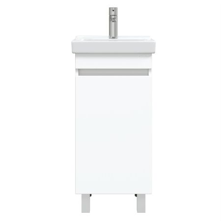 Тумба Onika Милтон Квадро 40 напольная, белая (ум.Визит 40), артикул 104009