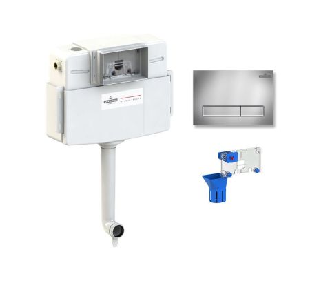 Комплект 3 в 1 бачка скрытого монтажа для приставного унитаза Lavinia Boho Relfix 77030055, артикул 77030055