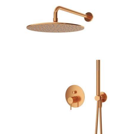 Душевая система с переключателем для верхнего и ручного душа CEZARES LEAF-DSIP-L LEAF-DSIP-30-L-01 Cezares, артикул LEAF-DSIP-30-L-01