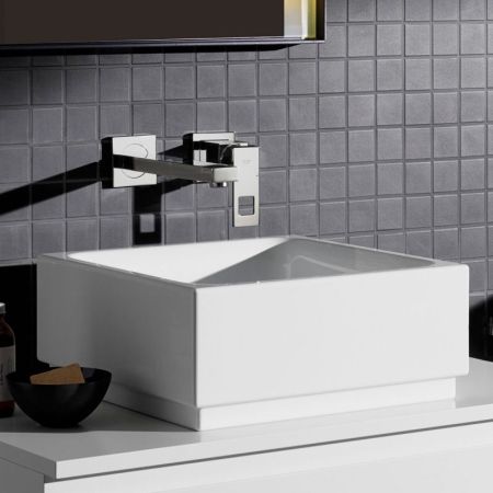 Смеситель для раковины  GROHE EUROCUBE 23447000 (хром, L-23,1), шт, артикул 23447000