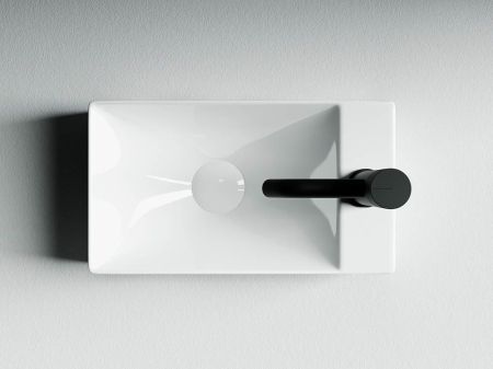 Умывальник подвесной прямоугольный (отверстие под смеситель R) Element 375*215*100мм CN5007, артикул CN5007