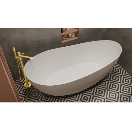 Ванна WHITECROSS Ruby 170x75 (белый мат) иск. камень