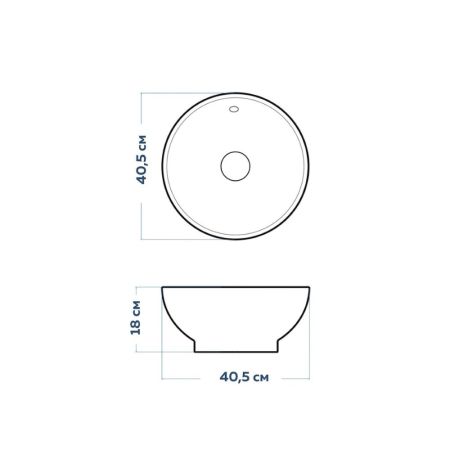 Раковина чаша Maretti EA13NS92-844, белая, артикул EA13NS92-844