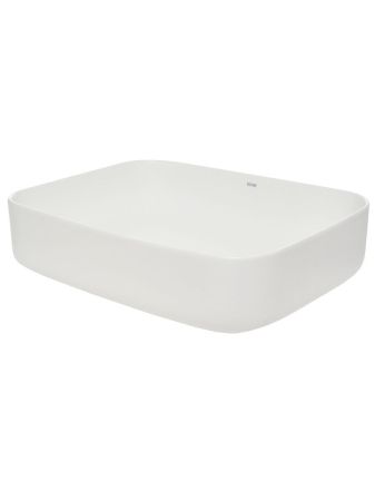 AQM5010 Раковина накладная прямоугольная, цвет белый матовый. 500x390x140, артикул AQM5010MW