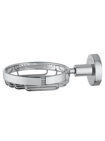 Мыльница с держателем WONZON & WOGHAND EASY, Хром (WW-8124)