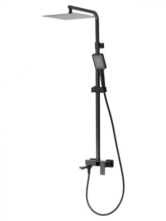 Душевая система WONZON & WOGHAND CUBE, Черный матовый (WW-88739016-MB), артикул WW-88739016-MB