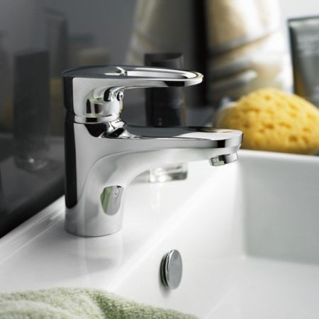 Смеситель для раковины Haiba HB1068, хром