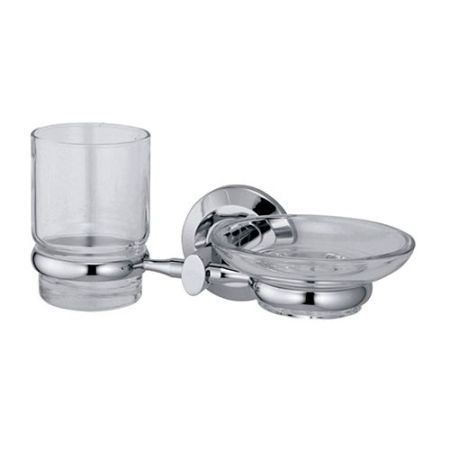 Держатель стакана и мыльницы WasserKRAFT Rhein K-6226 Хром, артикул K-6226