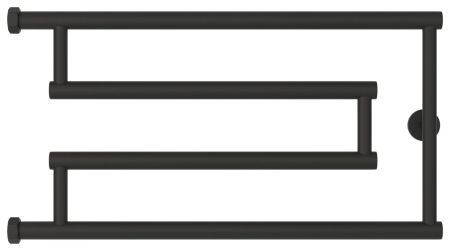 Полотенцесушитель водяной High-Tech model "G+" 320х650 (МУАР Темный Титан), артикул 15-4051-3265